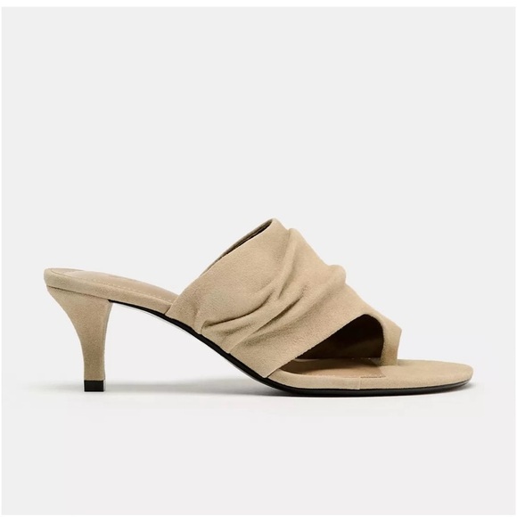 Zara suede heel sandals - Picture 4 of 6